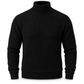 Herrslimstickad tröja med turtleneck