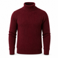 Herrslimstickad tröja med turtleneck