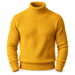 Herrslimstickad tröja med turtleneck