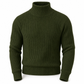 Herrslimstickad tröja med turtleneck
