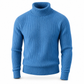 Herrslimstickad tröja med turtleneck