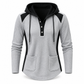 Lösningsmedel för kvinnor, avslappnad, stickad V-ringad sweatshirt