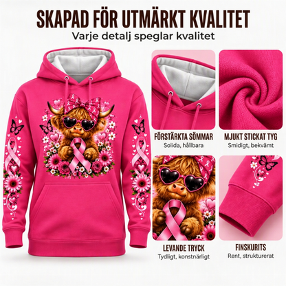 Herrhuva med höglandskotryck och ficka