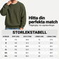 Herrtröja med rund hals i våffstickning