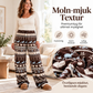 Dambyxor med retrostil, varma och sköna, breda ben