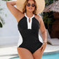 🏖️ Sista dagen specialförsäljning 49% OFF 🩱 Full täckning Retro Color Block badkläder