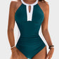 🏖️ Sista dagen specialförsäljning 49% OFF 🩱 Full täckning Retro Color Block badkläder