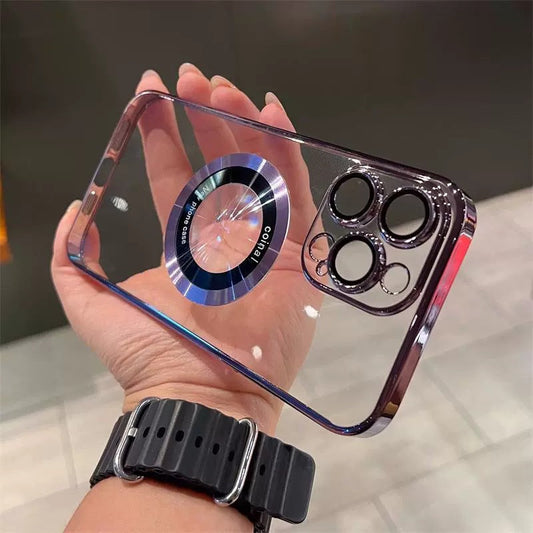 Transparent magnetfodral för iPhone