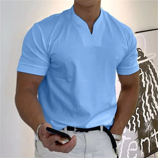 2026 Gentlemans business kortärmad fitness-T-shirt